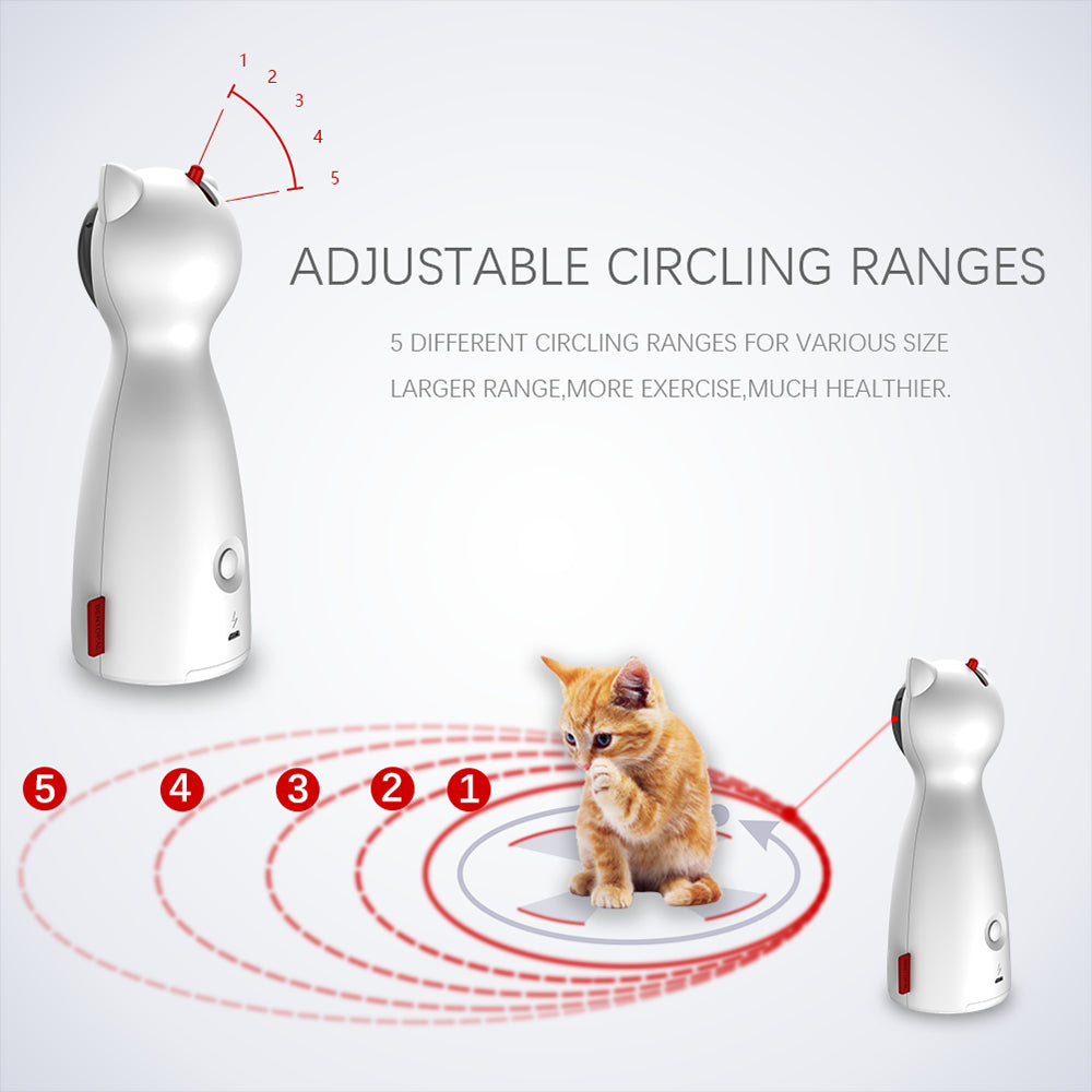 WhiskerBeam Smart Cat Laser Toy