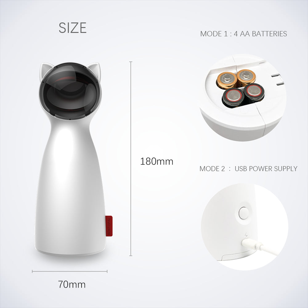 WhiskerBeam Smart Cat Laser Toy