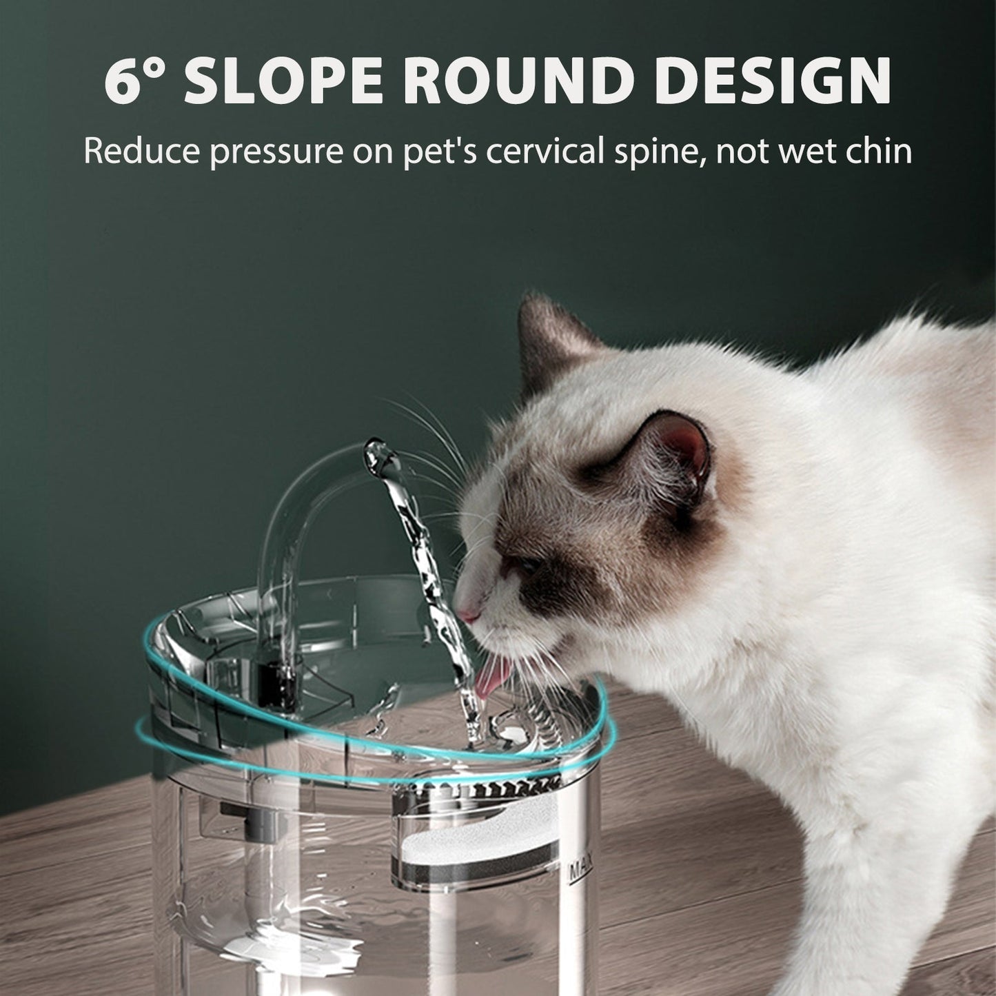 AquaFlow 68oz Smart Pet Fountain